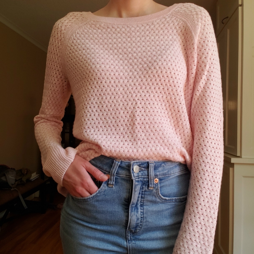Pink AEO Sweater